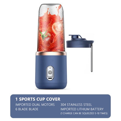 6 Blades Wireless Electric Juicer Cup