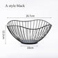Metal Fruit Modern Basket
