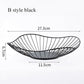 Metal Fruit Modern Basket