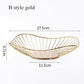 Metal Fruit Modern Basket