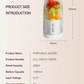 Portable Blender Bottle